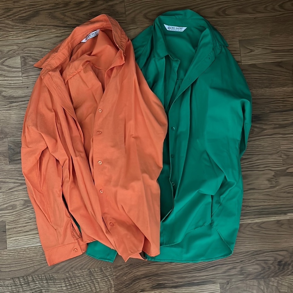 2 button down shirts